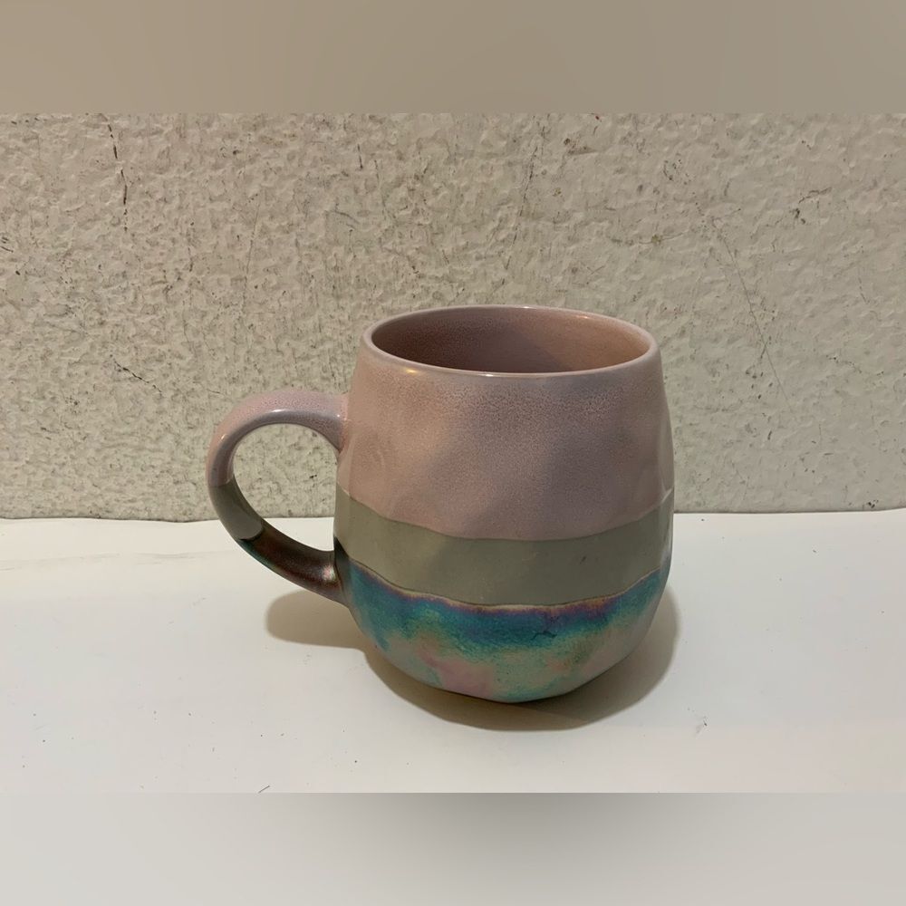ROSHER Stoneware Mug Metallic Artisan Drip Glaze